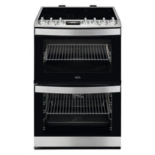 Load image into Gallery viewer, AEG CCB6741ACM 6000 SteamBake 60cm Electric Induction Cooker - Stainless Steel