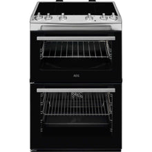 Load image into Gallery viewer, AEG CIX6500ABM 60cm Electric Cooker with Induction Hob - Stainless Steel