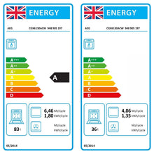 Load image into Gallery viewer, AEG CGX6130ACW 60cm Gas Double Oven Freestanding Cooker - White