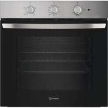 Load image into Gallery viewer, IO232HXUK - Single Static Oven - Eco Cleaning - 71L With 3 Dial With Timer And A Energy In Stainless Steel