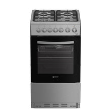 Load image into Gallery viewer, Indesit I5G3PMX 50cm Duel Fuel Single Cooker - Stainless Steel