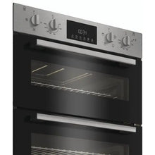 Load image into Gallery viewer, Indesit DUI10DIX Built Under Electric Fan Double Oven - Stainless Steel