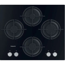 Load image into Gallery viewer, Hotpoint HGS61SBK Gas on Glass Hob - Black