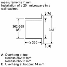 Load image into Gallery viewer, Bosch BFL523MS3B 20 Litres Built In Microwave Oven - Stainless Steel