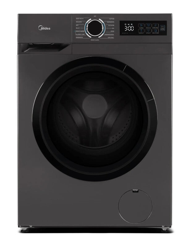 Midea MF110W100BA10TU 10kg 1400 Spin Washing Machine - Graphite