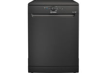 Load image into Gallery viewer, Indesit D2FHK26BUK Push&Go Full Size Freestanding Dishwasher - Black - 14 Place