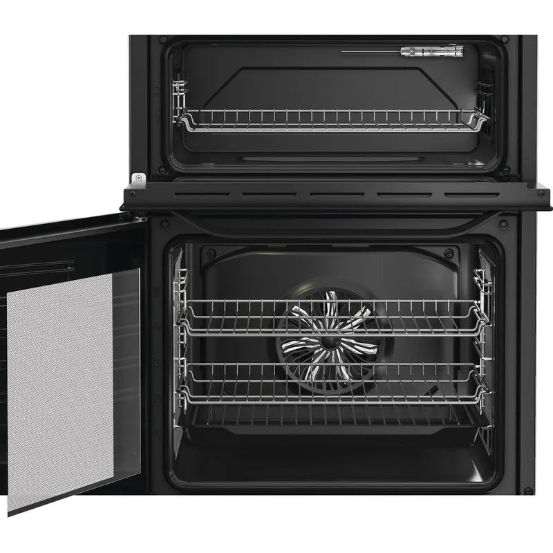 Hotpoint HTE6VDCB1 - Black 60cm Electric Cooker - Ceramic Hob - A Energy