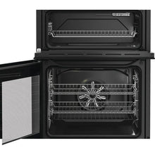 Load image into Gallery viewer, Hotpoint HTE6VDCB1 - Black 60cm Electric Cooker - Ceramic Hob - A Energy