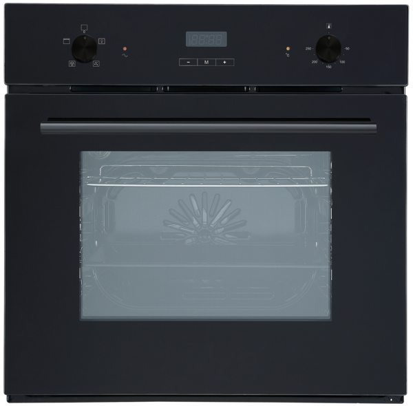 Cata CUL57PGBK Fan Oven 13amp Plug Fitted Black