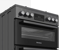 Load image into Gallery viewer, Blomberg GGRN655N 60cm Double Oven Gas Cooker with Gas Hob - Anthracite