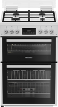Load image into Gallery viewer, Blomberg GGRN655W 60cm Double Oven Gas Cooker with Gas Hob - White
