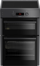 Load image into Gallery viewer, Blomberg HIN651N 60cm Double Oven Electric Cooker with Induction Hob - Anthracite