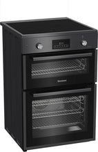 Load image into Gallery viewer, Blomberg HIRN651N 60cm Double Oven Electric Cooker with Induction Hob - Anthracite