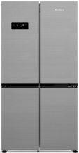 Load image into Gallery viewer, Blomberg KQD114VPX 90.8cm 60/40 Dual Cooling Frost Free American Fridge Freezer - Brushed Steel