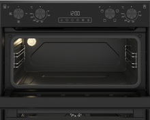 Load image into Gallery viewer, Blomberg ROTN9202DX 59.4cm Built-Under Electric Double Oven - Dark Steel