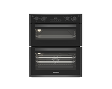 Load image into Gallery viewer, Blomberg ROTN9202DX 59.4cm Built-Under Electric Double Oven - Dark Steel