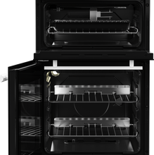 Load image into Gallery viewer, Beko EDG507W 50cm Twin Cavity Gas Cooker with Gas Hob - White