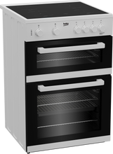 Load image into Gallery viewer, Beko ETC611W 60cm Electric Cooker with Ceramic Hob - White