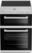 Load image into Gallery viewer, Beko ETC611W 60cm Electric Cooker with Ceramic Hob - White