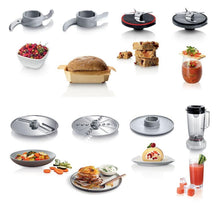 Load image into Gallery viewer, Bosch MCM3501MGB MultiTalent 3 Compact 800W Food Processor - Black & Stainless Steel