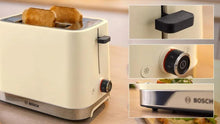 Load image into Gallery viewer, Bosch TAT4M227GB 2 Slice Toaster - Cream