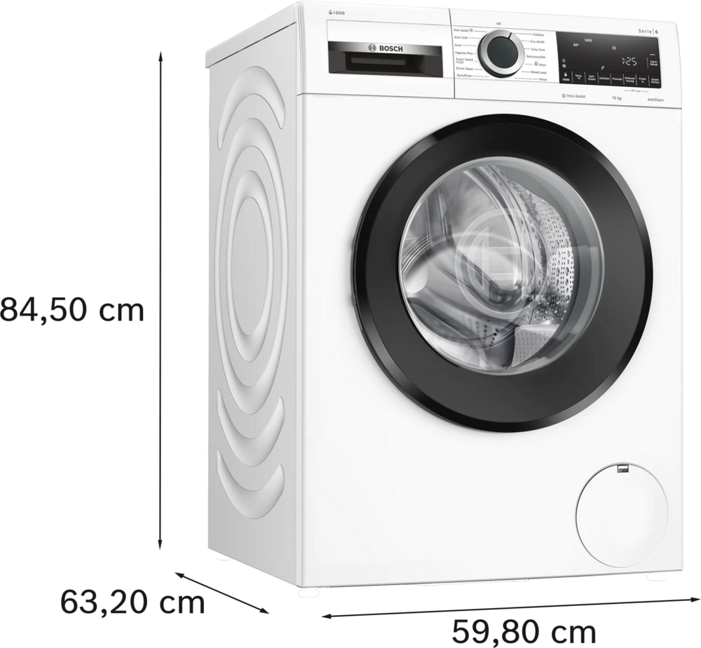 Bosch WGG254F0GB 10kg 1400 Spin Washing Machine - White