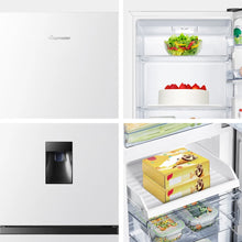 Load image into Gallery viewer, Fridgemaster MC55240DE 50/50 Non-Plumbed Freestanding Fridge Freezer – White