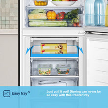 Load image into Gallery viewer, Fridgemaster MC55240DE 50/50 Non-Plumbed Freestanding Fridge Freezer – White