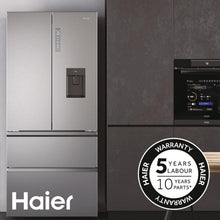 Load image into Gallery viewer, Haier HCR3818ENMM 83.3cm 60/40 Frost Free Multi Door Fridge Freezer - Inox