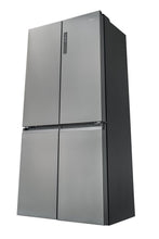 Load image into Gallery viewer, Haier HCR59F19ENMM 90.8cm Freestanding American Fridge Freezer - Platinum Inox