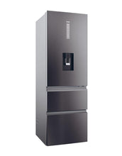 Load image into Gallery viewer, Haier HTW5618EWMP 59.5cm 60/40 Frost Free Fridge Freezer - Dark Inox
