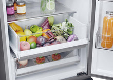 Load image into Gallery viewer, Haier HTW5618EWMP 59.5cm 60/40 Frost Free Fridge Freezer - Dark Inox
