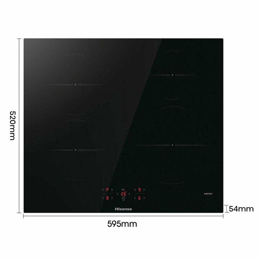 Hisense HI6401BSC 60cm Induction Hob - Black