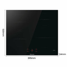 Load image into Gallery viewer, Hisense HI6401BSC 60cm Induction Hob - Black