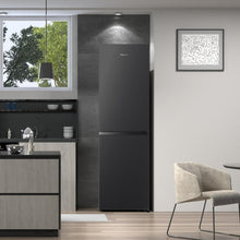 Load image into Gallery viewer, Hisense RB327N4BBE 55cm 50/50 Total No Frost Fridge Freezer - Black Steel
