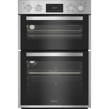 Load image into Gallery viewer, Hotpoint DIH10DIX Built In Electric Fan Double Oven - Stainless Steel