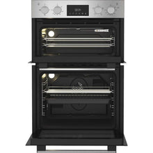 Load image into Gallery viewer, Hotpoint DIH10DIX Built In Electric Fan Double Oven - Stainless Steel