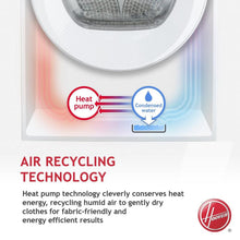 Load image into Gallery viewer, Hoover HLEH9A2DE 9kg Heat Pump Tumble Dryer