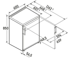 Load image into Gallery viewer, Liebherr RCI1620 60cm 141Litre Larder Fridge - White