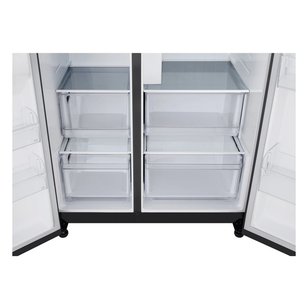 LG GSLC40EPPE 91.3cm 50/50 Total No Frost American Fridge Freezer - Matte Black
