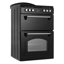 Load image into Gallery viewer, Leisure CLA60CEK Black Classic 60cm Double Oven Cooker