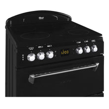 Load image into Gallery viewer, Leisure CLA60CEK Black Classic 60cm Double Oven Cooker