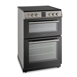 Montpellier MDOC60FS Silver 60cm Double Oven Cooker