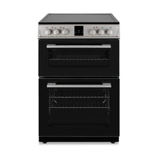 Load image into Gallery viewer, Montpellier MDOC60FS Silver 60cm Double Oven Cooker