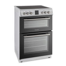 Load image into Gallery viewer, Montpellier MDOC60FW White 60cm Double Oven Cooker