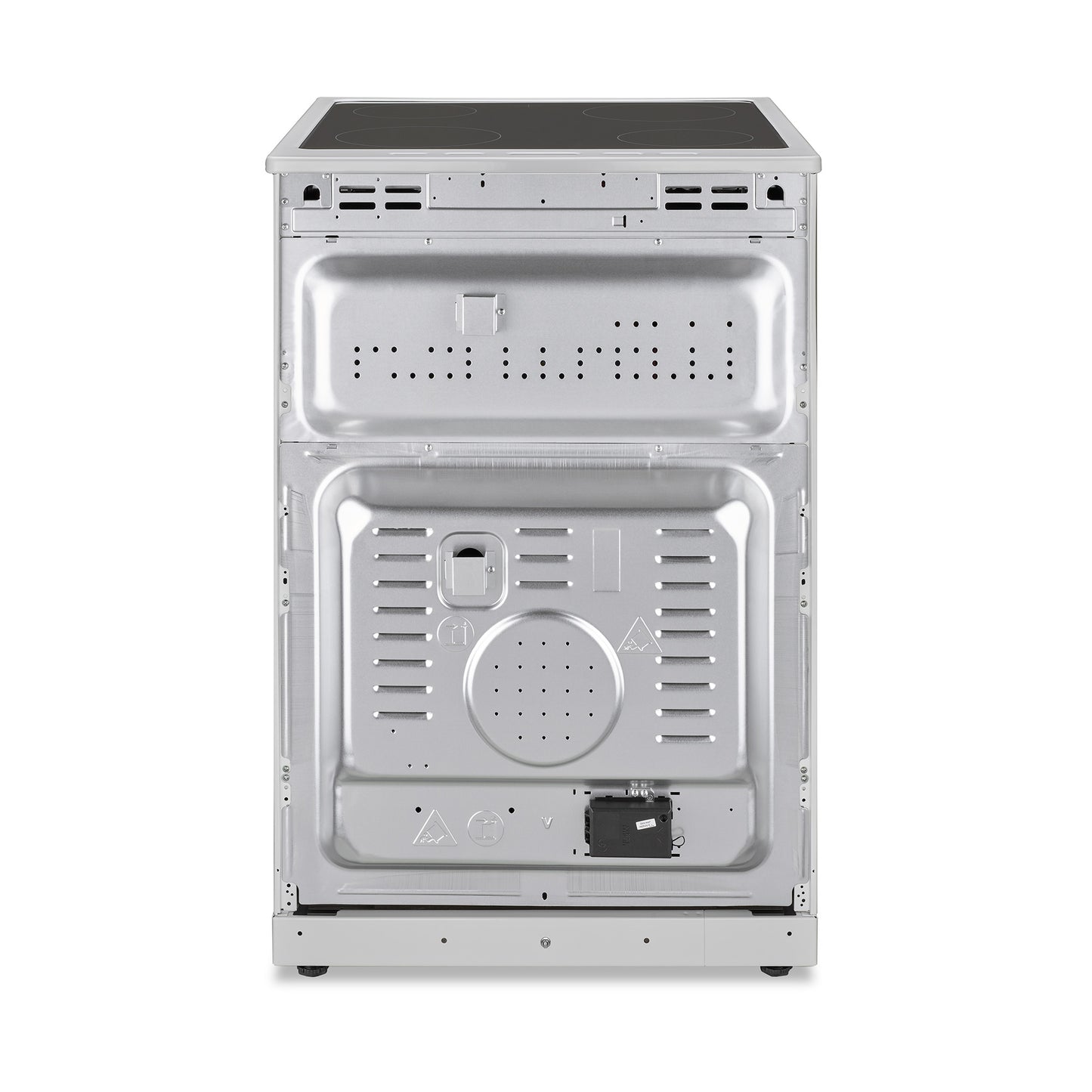 Montpellier MDOC60FW White 60cm Double Oven Cooker