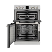 Load image into Gallery viewer, Montpellier MDOC60FW White 60cm Double Oven Cooker
