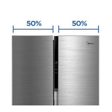 Load image into Gallery viewer, Midea MDRS619FIE46 83.5cm 460L Frost Free Fridge Freezer - Stainless Steel