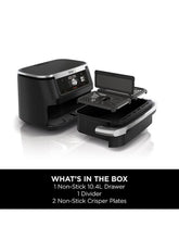 Load image into Gallery viewer, Ninja AF500UK Foodi FlexDrawer Air Fryer - Black