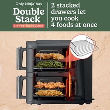 Load image into Gallery viewer, Ninja SL400UK Double Stack XL 2-Drawer 9.5L Air Fryer - Grey